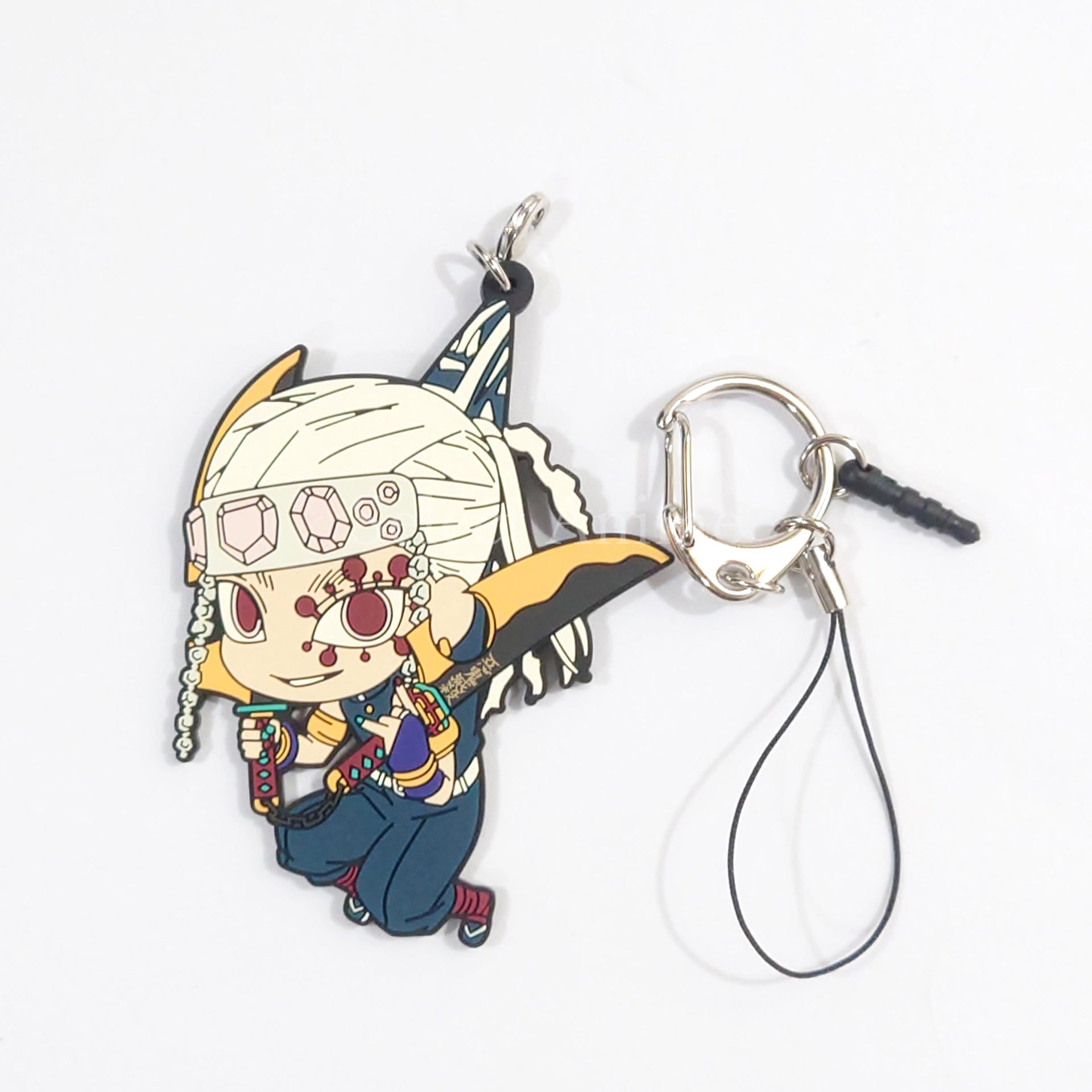 Tengen Uzui Drawing Blade Ver. Demon Slayer: Kimetsu no Yaiba Tsumamare Key Ring [USED]