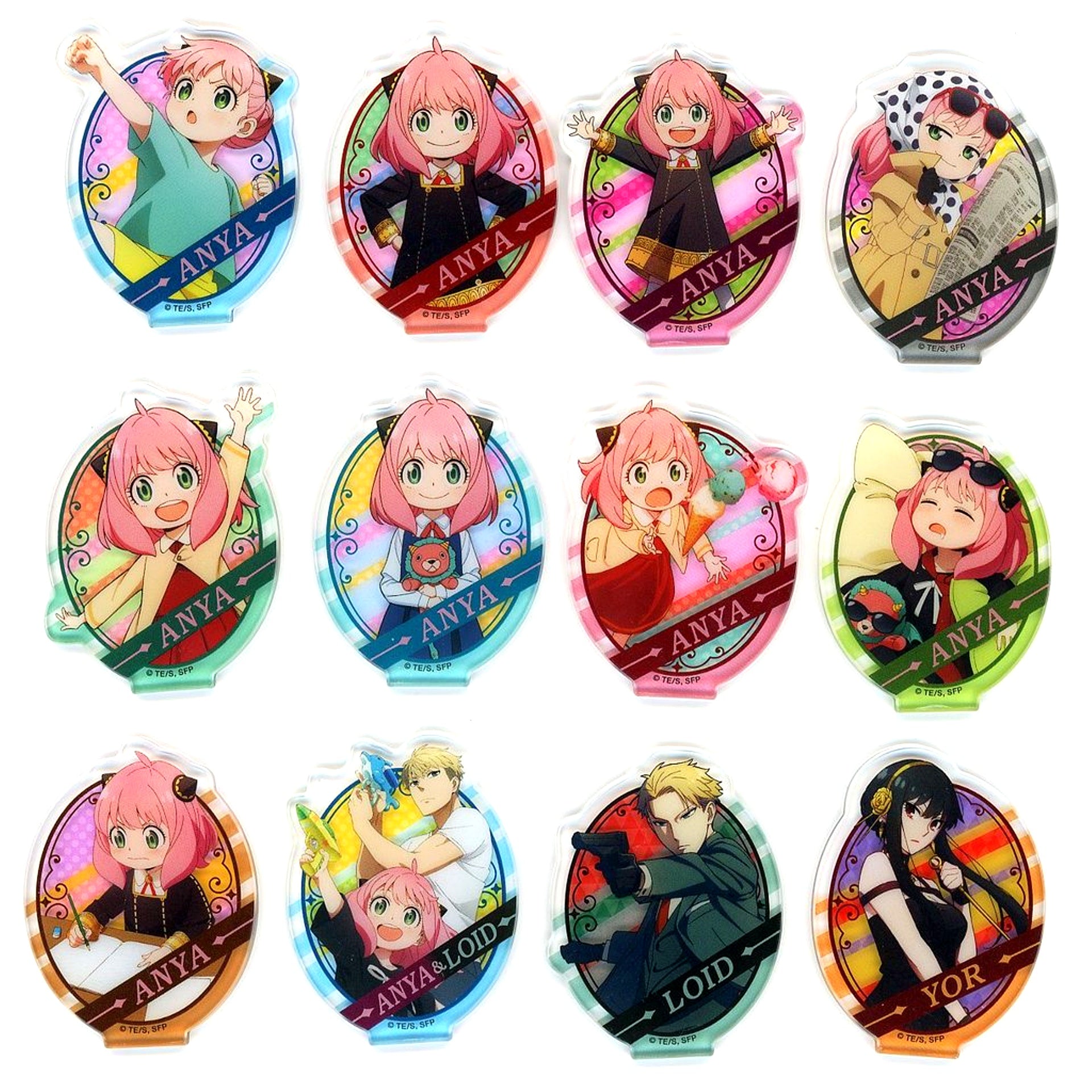 Set of 12 Spy x Family Acrymini Acrylic Stand [USED]