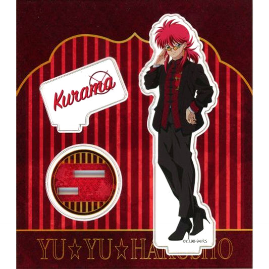 Kurama Shuichi Minamino Acrylic Stand Mafia Ver. Yu Yu Hakusho [USED]