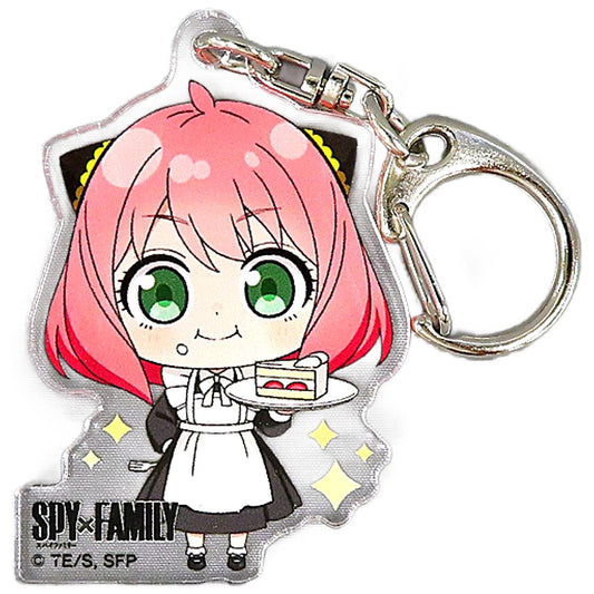 SPY x FAMILY Anya Forger Trading Acrylic Keychains Chugai Grace Cafe Limited Keychains [USED]