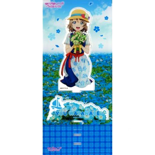 You Watanabe Flower Decoration Acrylic Stand Love Live! Sunshine!! [USED]