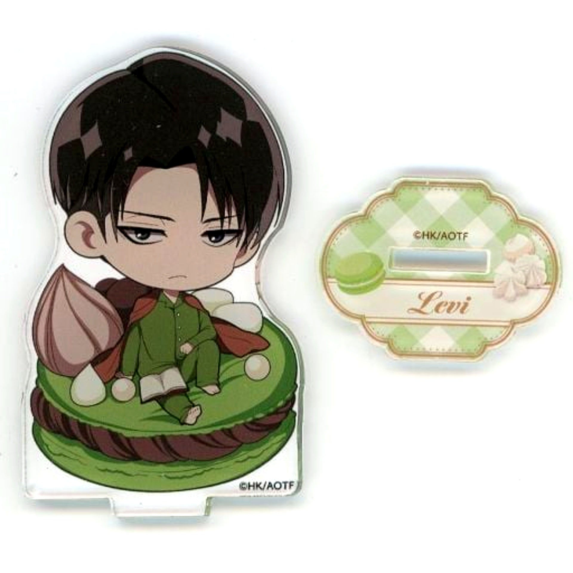 Levi Ackerman Attack on Titan Princess Cafe Pajama Acrylic Stand [USED]