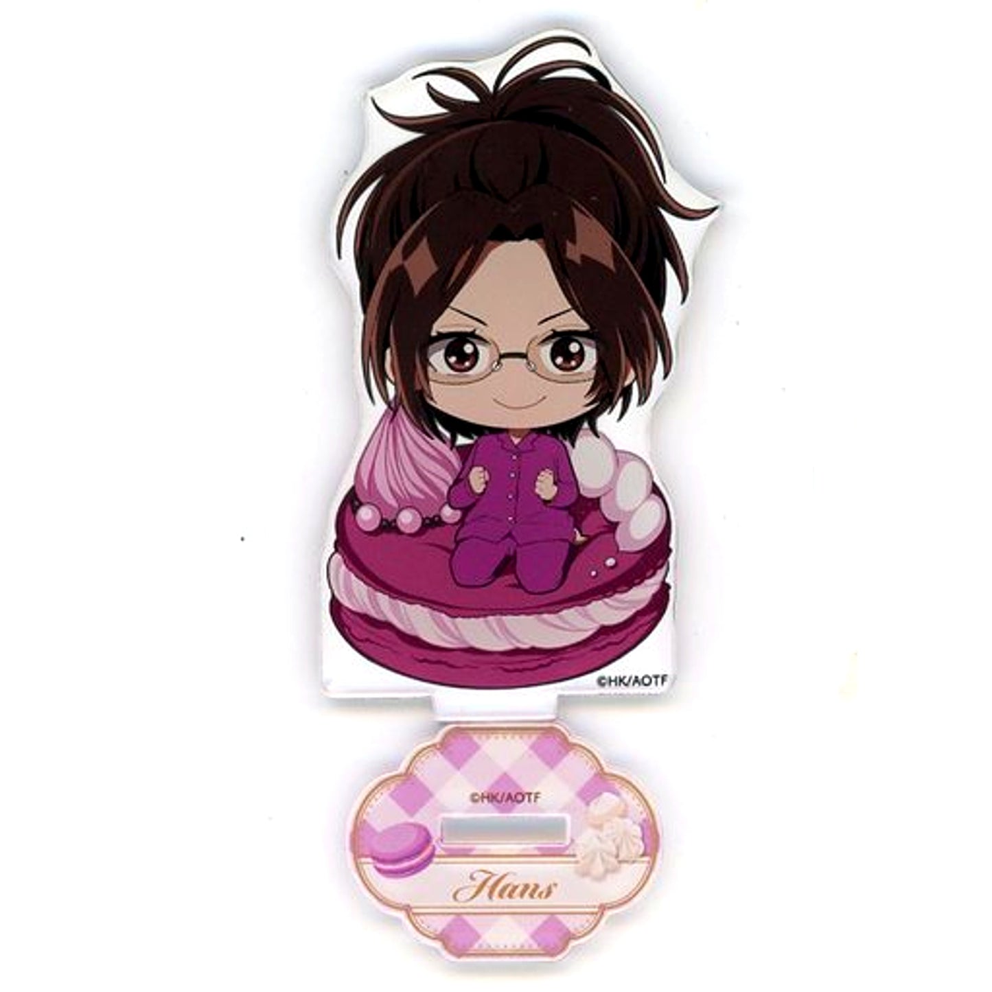 Hange Zoë Acrylic Stand (Pajamas) Attack on Titan x Princess Cafe [USED]