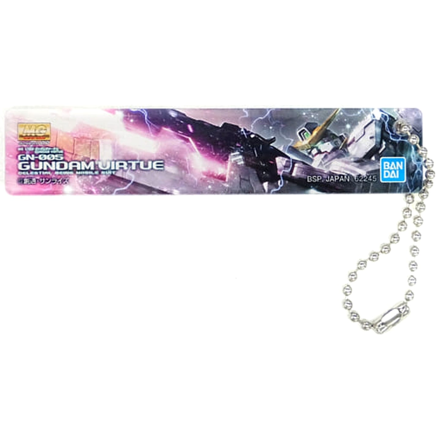 Mobile Suit Gundam Gundam Virtue MG GN-005 Ichiban Kuji Gunpla 2022 Acrylic Keychain Prize H [USED]