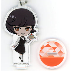 Persona Eriko Kirishima Chibi Acrylic Keychain with Stand P2 Sega Collaboration Cafe Persona 25th Anniversary Latter Period Exclusive Keychains [USED]