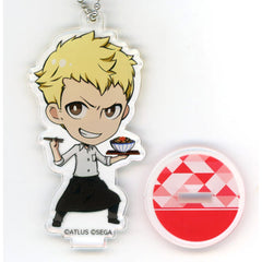 Persona Ryuji Sakamoto Chibi Acrylic Keychain with Stand P5 Sega Collaboration Cafe Persona 25th Anniversary Latter Period Exclusive Keychains [USED]