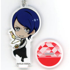 Persona Yusuke Kitagawa Chibi Acrylic Keychain with Stand P5 Sega Collaboration Cafe Persona 25th Anniversary Latter Period Exclusive Keychains [USED]