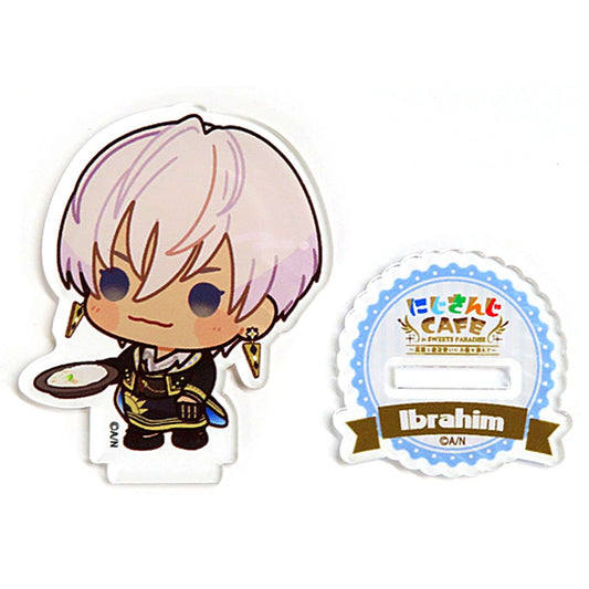 Ibrahim Virtual YouTuber Nijisanji Mini Character Trading Acrylic Stand NIJISANJI CAFE in SWEETS PARADISE Vol. 4 [USED]