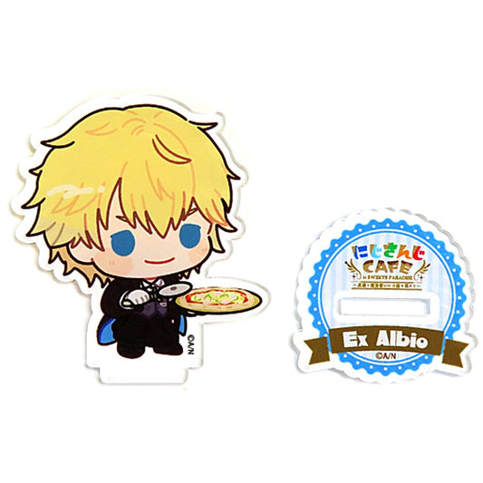 Ex Albio Virtual YouTuber Nijisanji Mini Character Trading Acrylic Stand NIJISANJI CAFE in SWEETS PARADISE Vol. 4 [USED]