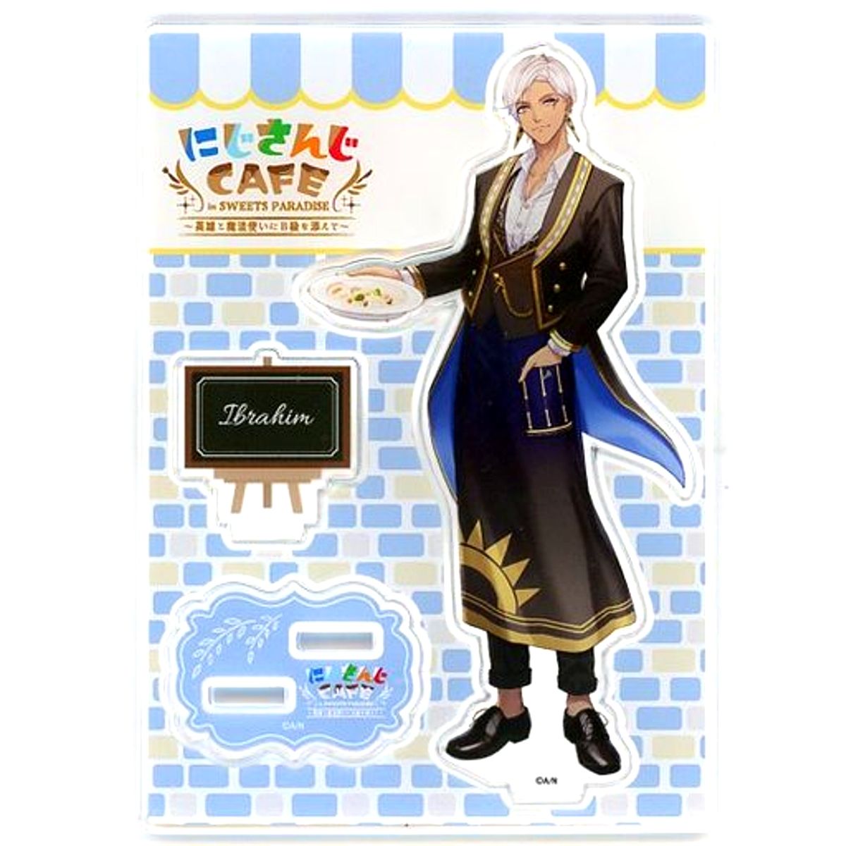 Ibrahim Virtual YouTuber Nijisanji Life-size Acrylic Stand NIJISANJI CAFE in SWEETS PARADISE Vol. 4 [USED]