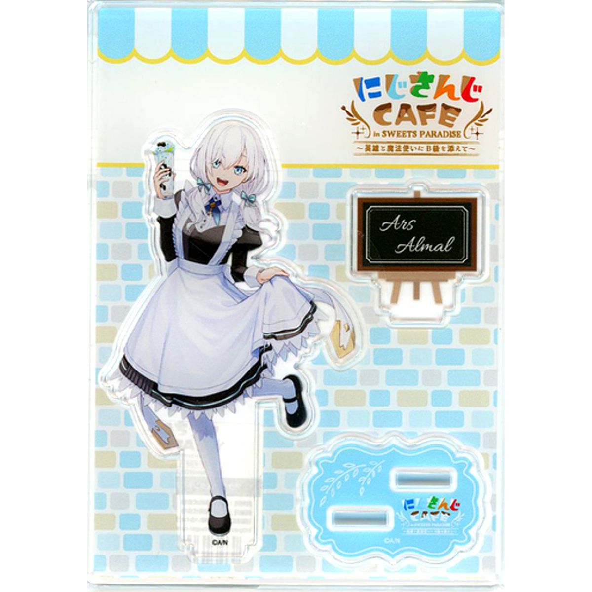 Ars Almal Virtual YouTuber Nijisanji Life-size Acrylic Stand NIJISANJI CAFE in SWEETS PARADISE Vol. 4 [USED]