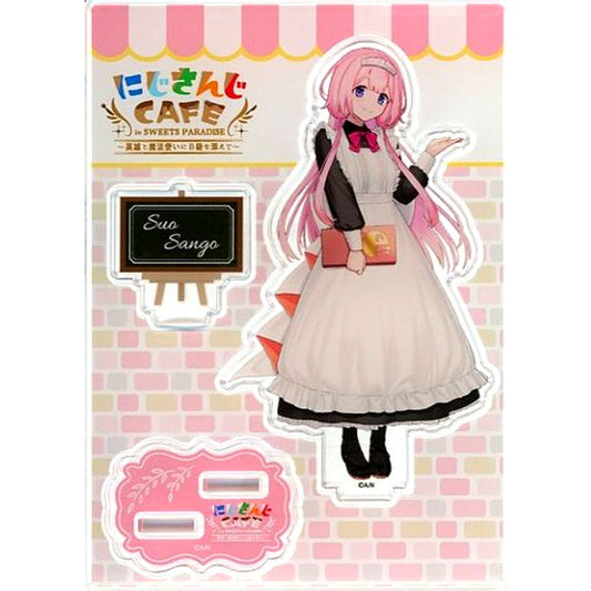 Suo Sango Virtual YouTuber Nijisanji Life-size Acrylic Stand NIJISANJI CAFE in SWEETS PARADISE Vol. 4 [USED]