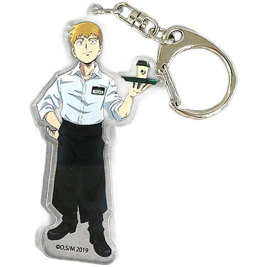 Arataka Reigen Mob Psycho 100 Season 2 Acrylic Keychain Collection Pronto Il Bar Limited Key Chain [USED]