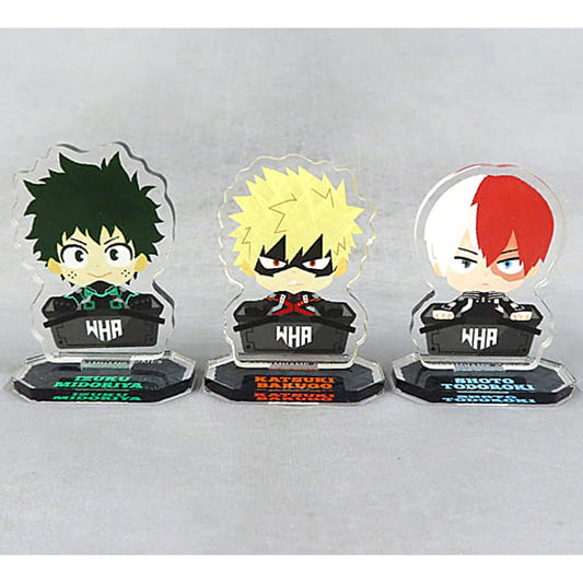 My Hero Academia: World Heroes' Mission Izuku Midoriya Katsuki Bakugo Shoto Todoroki Kagokore Acrylic Stand Set Acrylic Stands [USED]