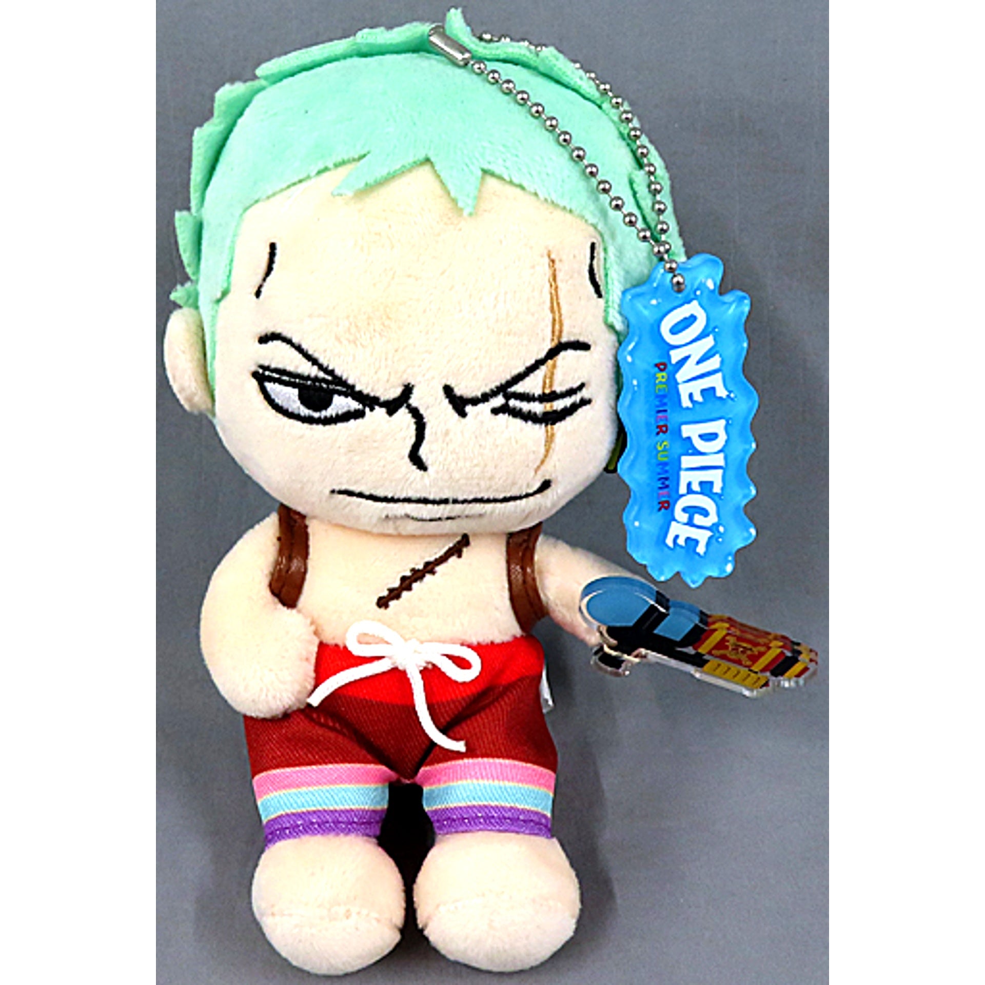 Roronoa Zoro One Piece Premier Summer 2019 Plush Keychain Universal Studios Japan Limited [USED]