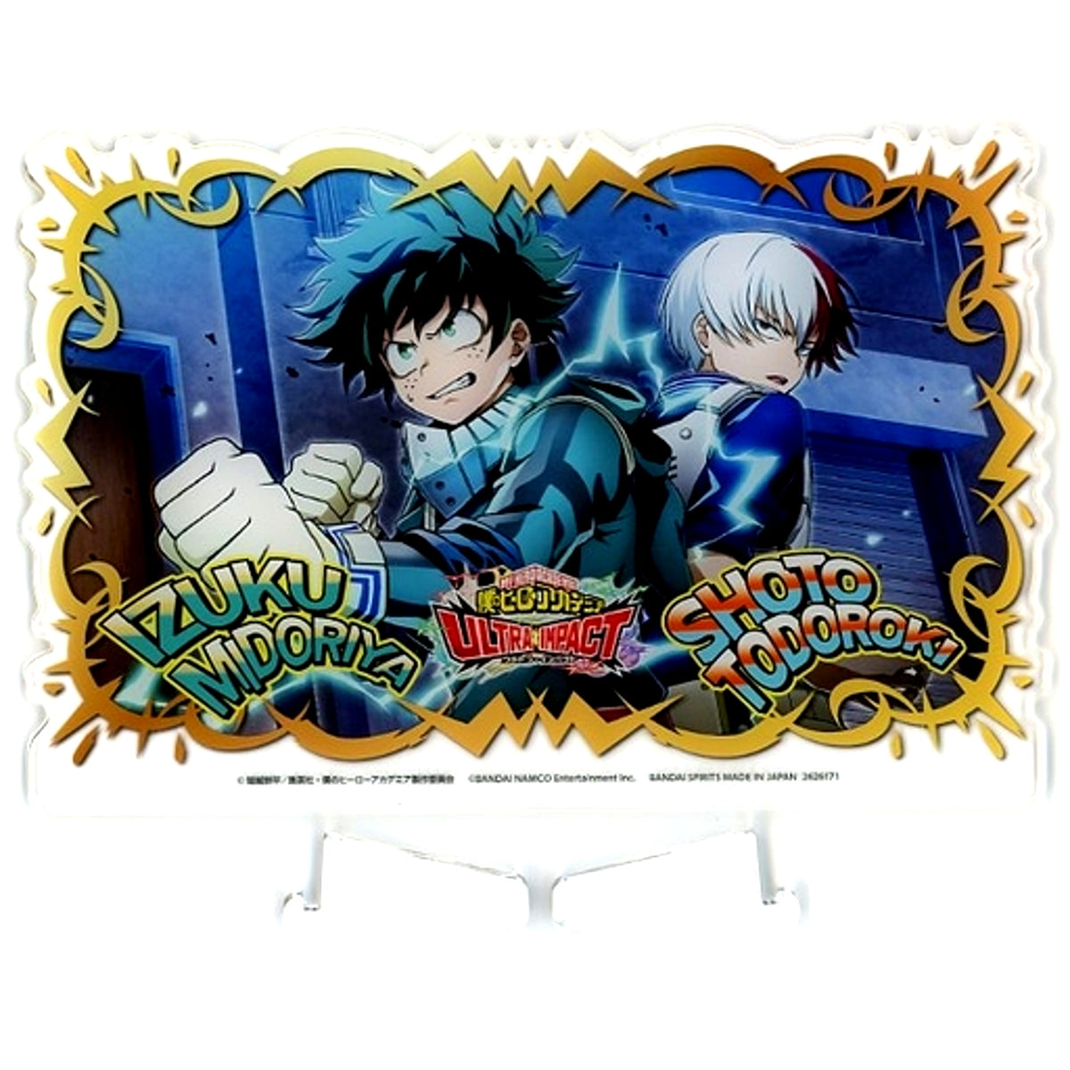 Izuku Midoriya & Shoto Todoroki My Hero Academia Ultra Impact 1st Anniversary Vol. 1 Acrylic Board [USED]