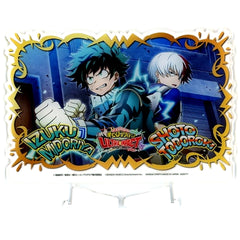 Izuku Midoriya & Shoto Todoroki My Hero Academia Ultra Impact 1st Anniversary Vol. 1 Acrylic Board [USED]