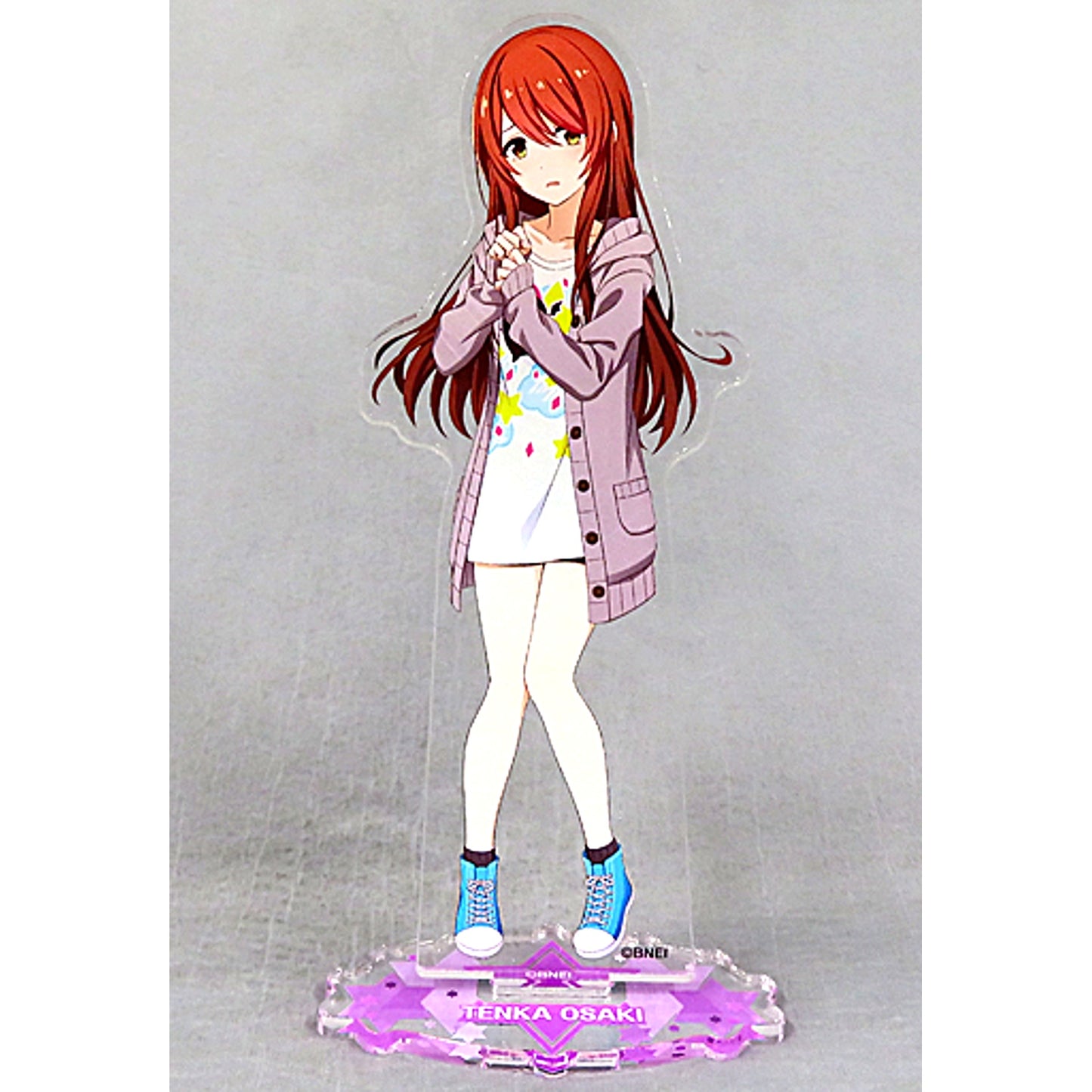 Tenka Osaki Acrylic Stand Idolmaster Starlit Season x Karaoke no Tetsujin [USED]