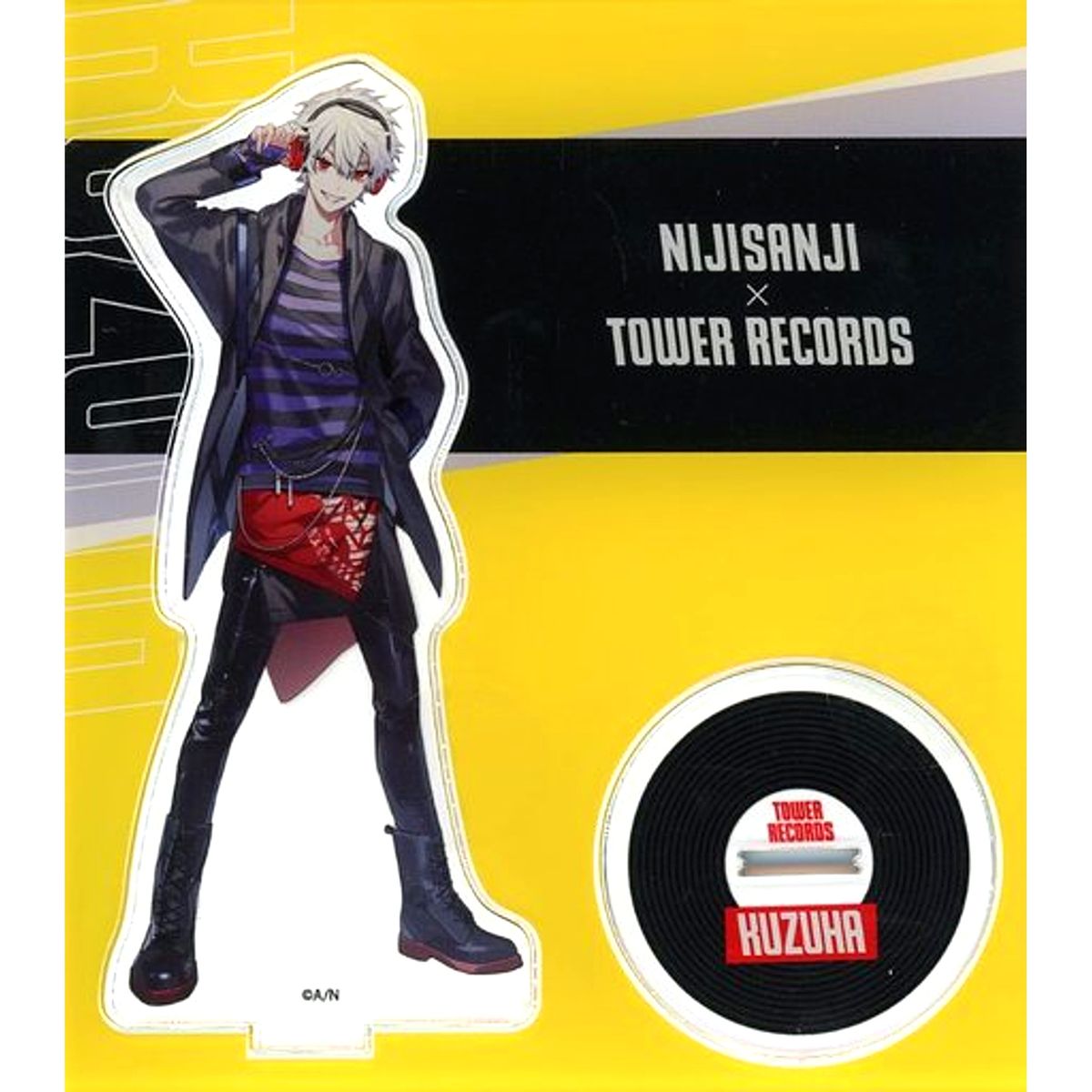 Kuzuha Acrylic Stand Virtual YouTuber Nijisanji Tower Records Cafe [USED]