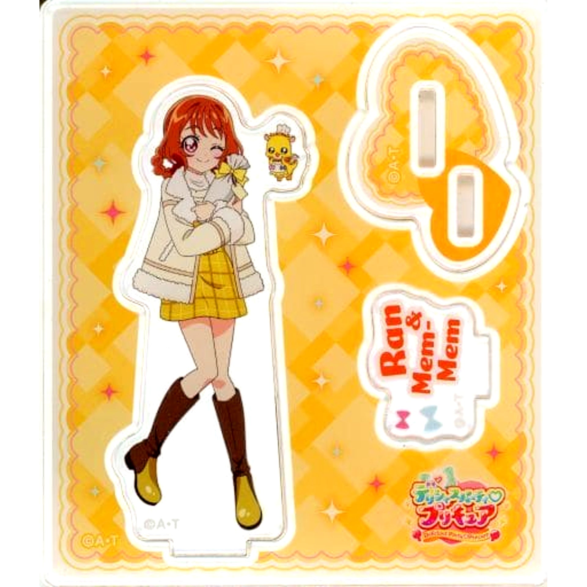Ran Hanamitsu Delicious Party Precure Melty White Chocolate Acrylic Stand [USED]