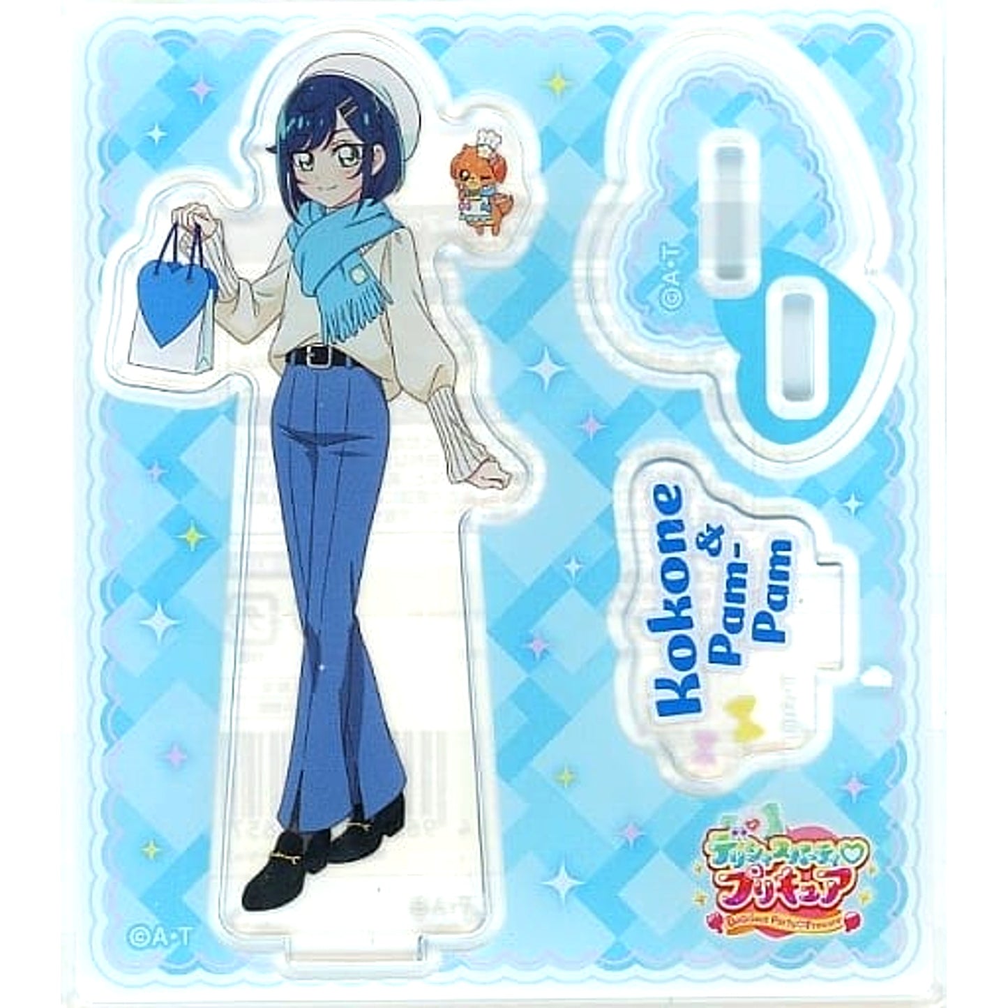 Kokone Fuwa Delicious Party Precure Acrylic Stand Melty White Chocolate [USED]