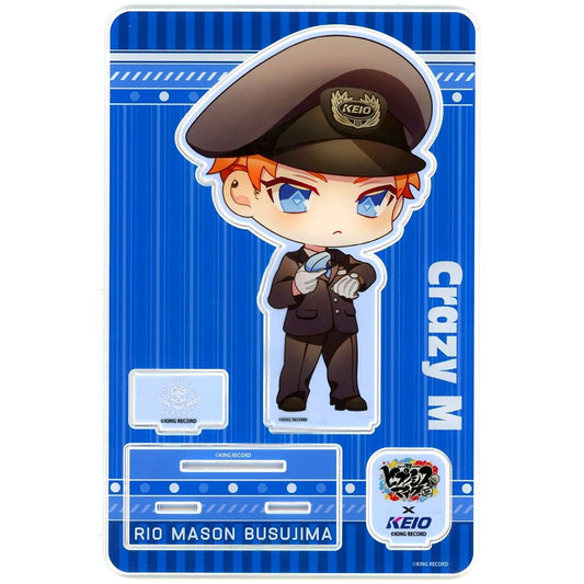 Rio Mason Busujima Hypnosis Mic: Division Rap Battle x Keio POP UP SHOP in Shibuya Station Big Acrylic Stand [USED]