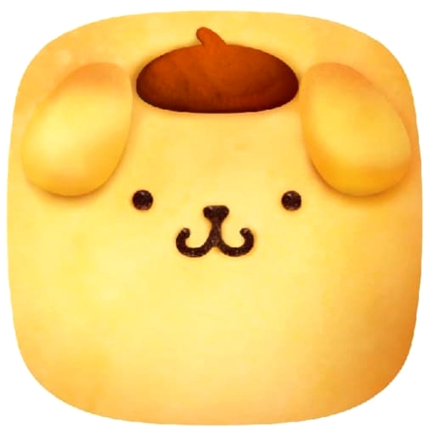 Sanrio Characters Pompompurin Chigiri Bread Squeeze Mascot Keychains [USED]