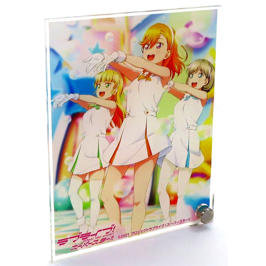 Kanon & Keke & Sumire Acrylic Panel Love Live! Superstar!! x Tsutenkaku [USED]