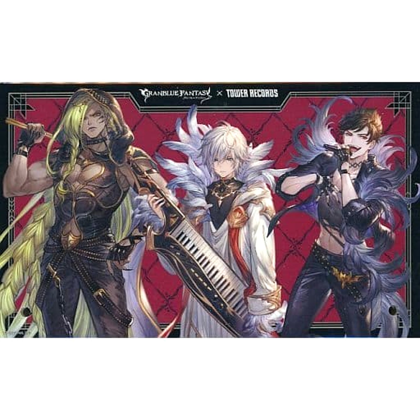 Granblue Fantasy Lucilius & Others Acrylic Plate Tower Records Limited Acrylic Stands [USED]