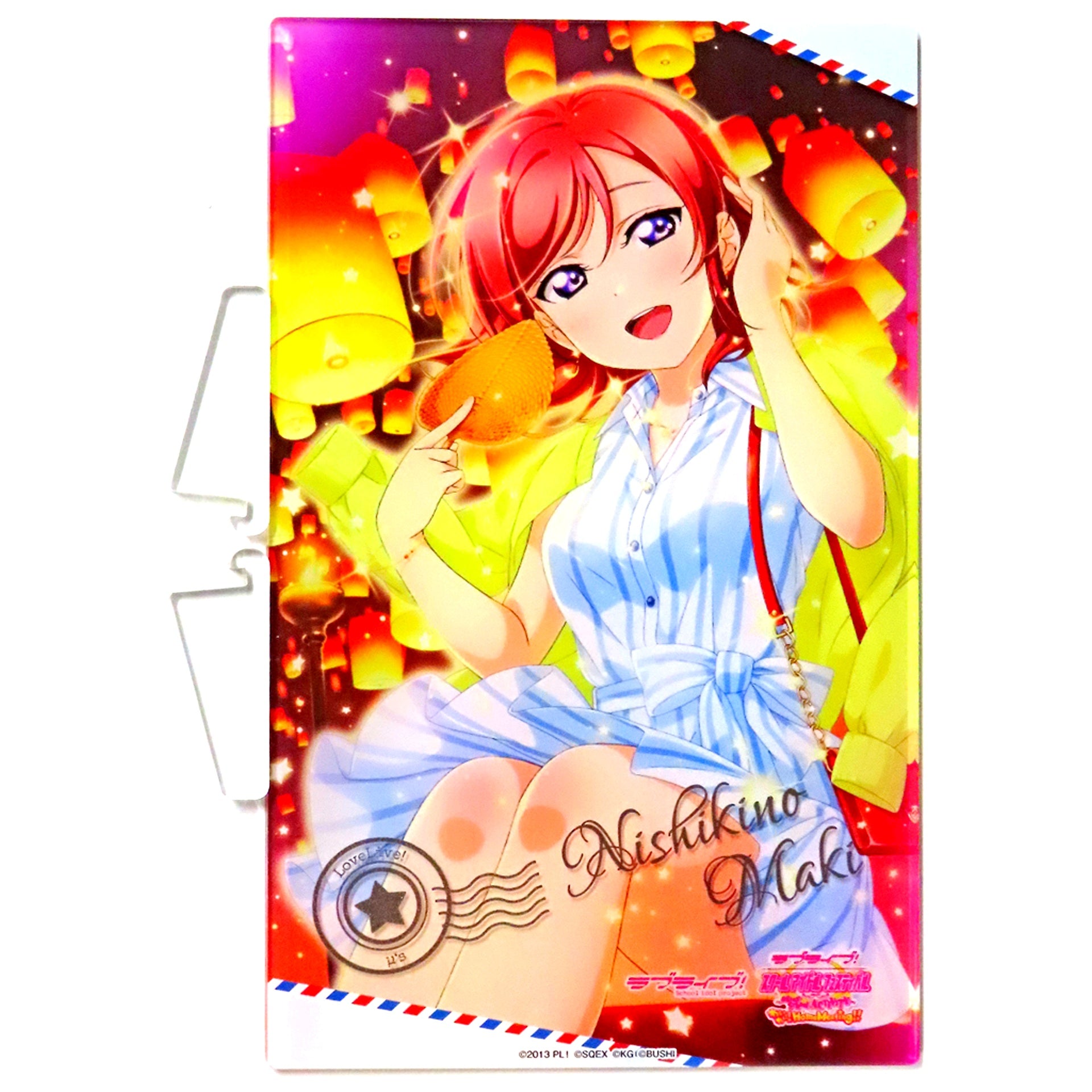Maki Nishikino A Prize SIF AC Birthday Skill Card 2020 Acrylic Board Love Live! Series x Atre Akihabara Minigame Mu's Horoscope [USED]