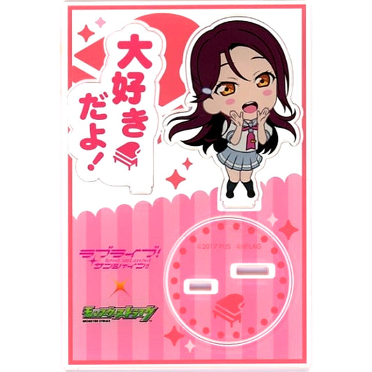 Riko Sakurauchi Good Job Acrylic Stand Love Live! Sunshine!! x Monster Strike [USED]
