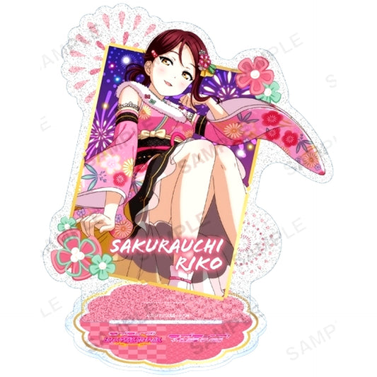 Riko Sakurauchi Love Live! School Idol Festival Aqours Glitter Acrylic Stand [USED]