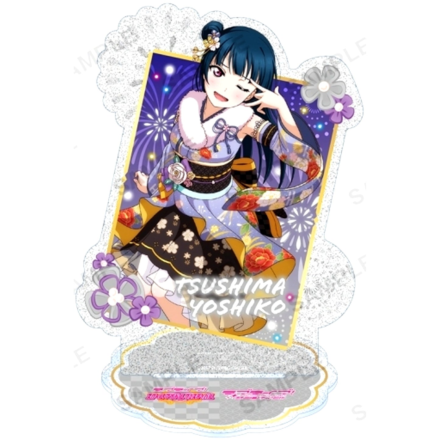Yoshiko Tsushima Love Live! School Idol Festival Aqours Glitter Acrylic Stand [USED]