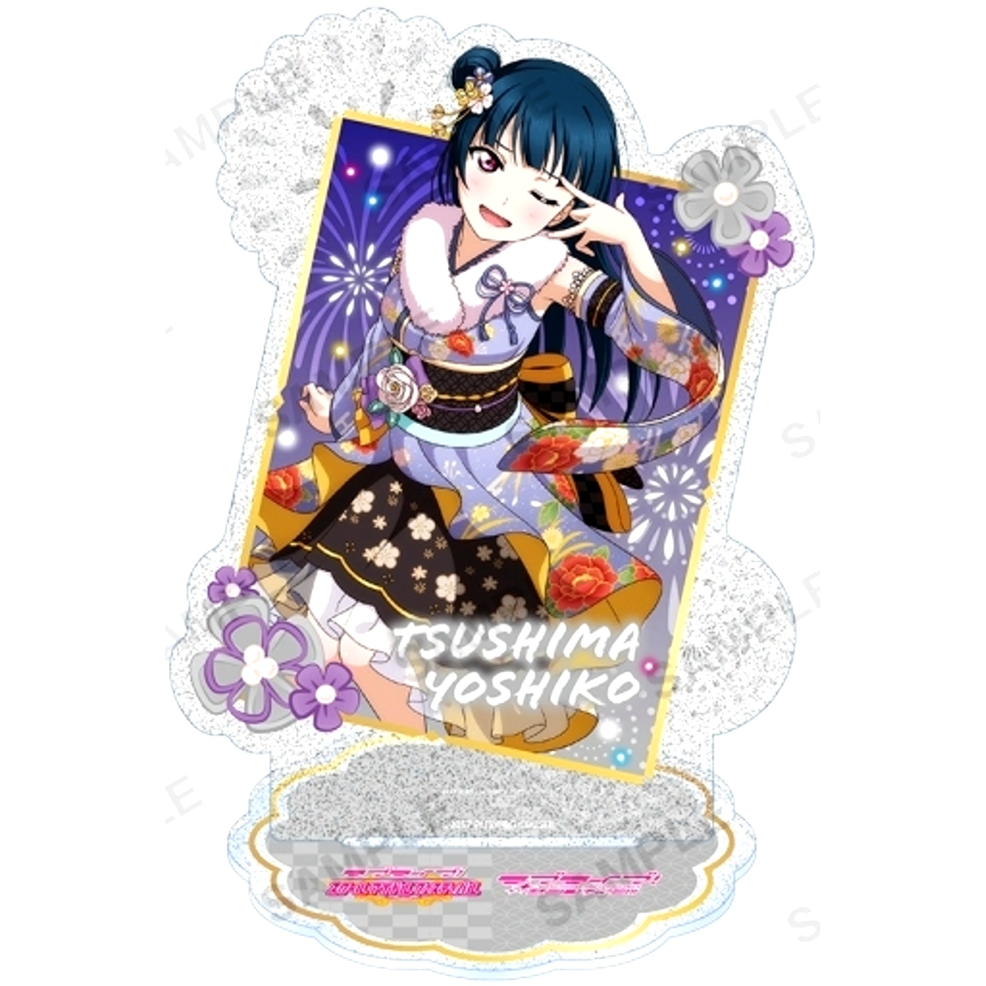 Yoshiko Tsushima Love Live! School Idol Festival Aqours Glitter Acrylic Stand [USED]