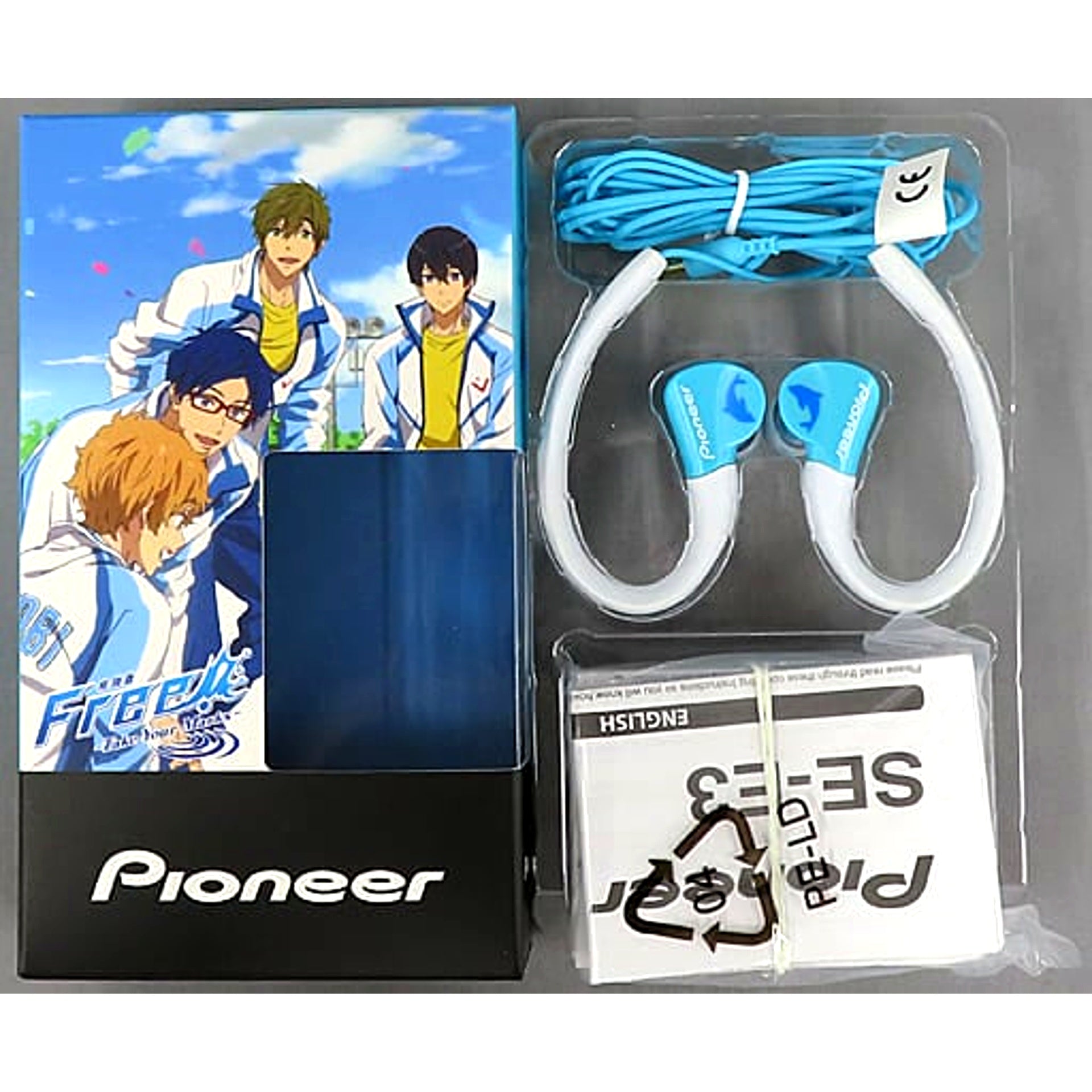 Haruka Nanase Free! -Take Your Marks- Special Edition Sports Closed-Type Earphones SE-E3 Model [USED]