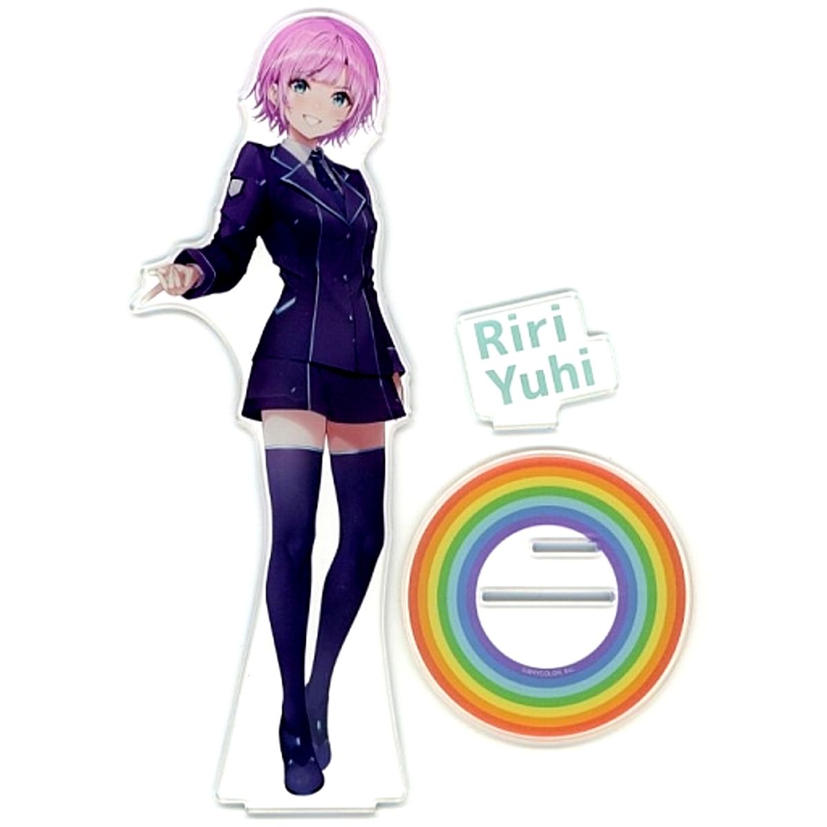 Yuhi Riri Large Acrylic Stand Virtual YouTuber Nijisanji New Visual Goods 14 [USED]
