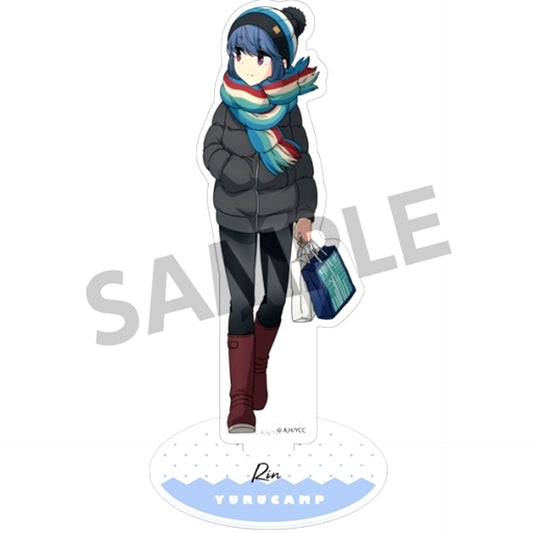 Rin Shima Hamamatsu Souvenir Ver. Laid-Back Camp Illustration Acrylic Figure [USED]