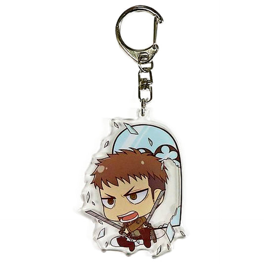 Jean Kirstein Attack on Titan Acrylic Keychain Namja Town Limited Shinzou o Sasageyo! Chousa Heidan Garapon Kenpeidan Prize [USED]