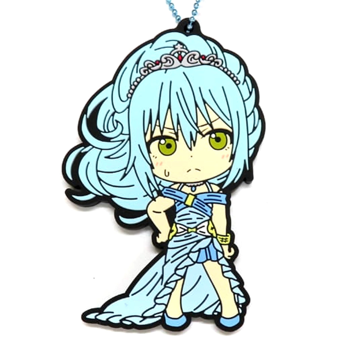 That Time I Got Reincarnated as a Slime Rimuru Tempest Snack Bar Staff Ichiban Kuji Thank You For Your Vote! Rimuru Festival Edition Rubber Charm Kyunchara Illustrations Prize G [USED]