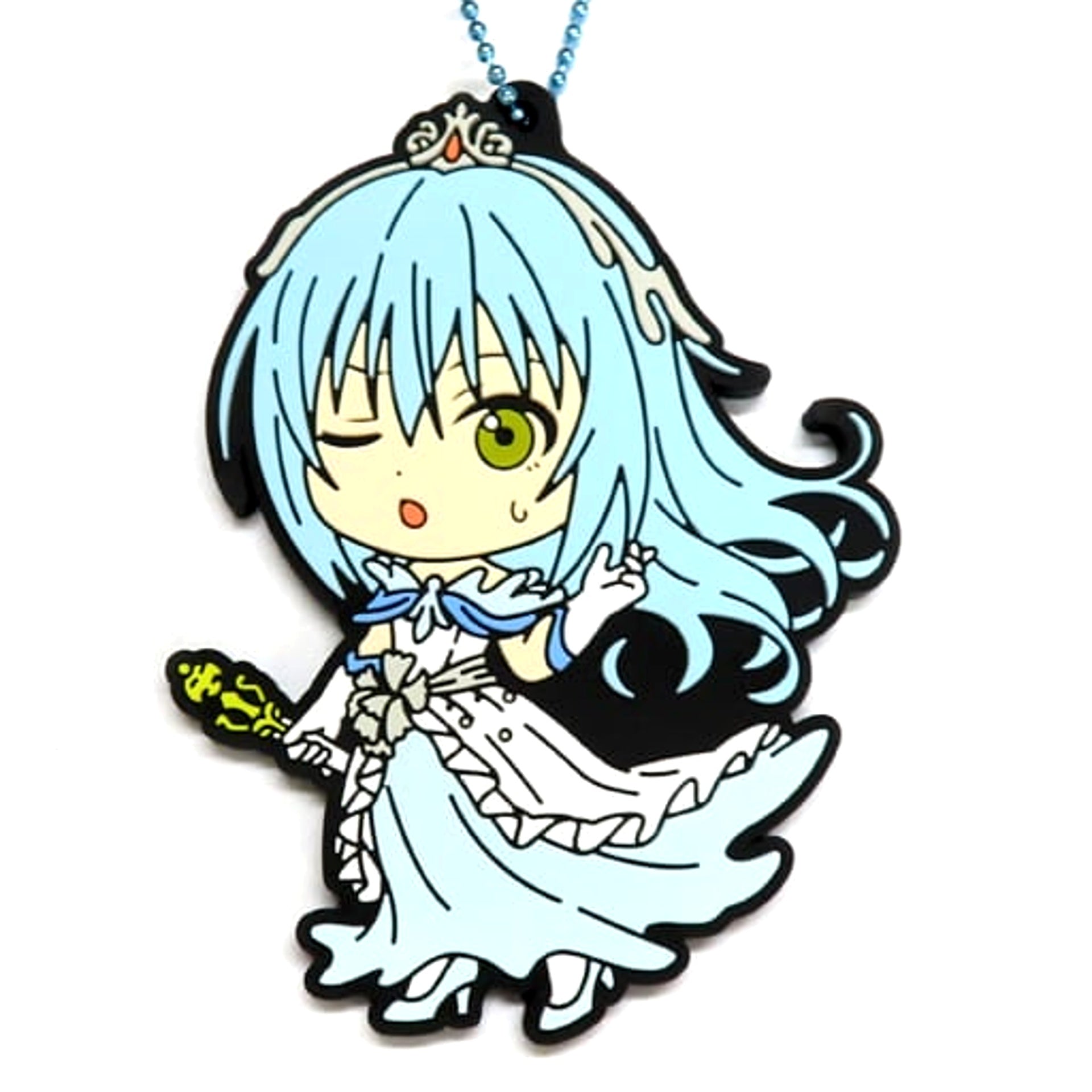 That Time I Got Reincarnated as a Slime Rimuru Tempest Princess Style Ichiban Kuji Thank You For Your Vote! Rimuru Festival Edition Rubber Charm Kyunchara Illustrations Prize G [USED]