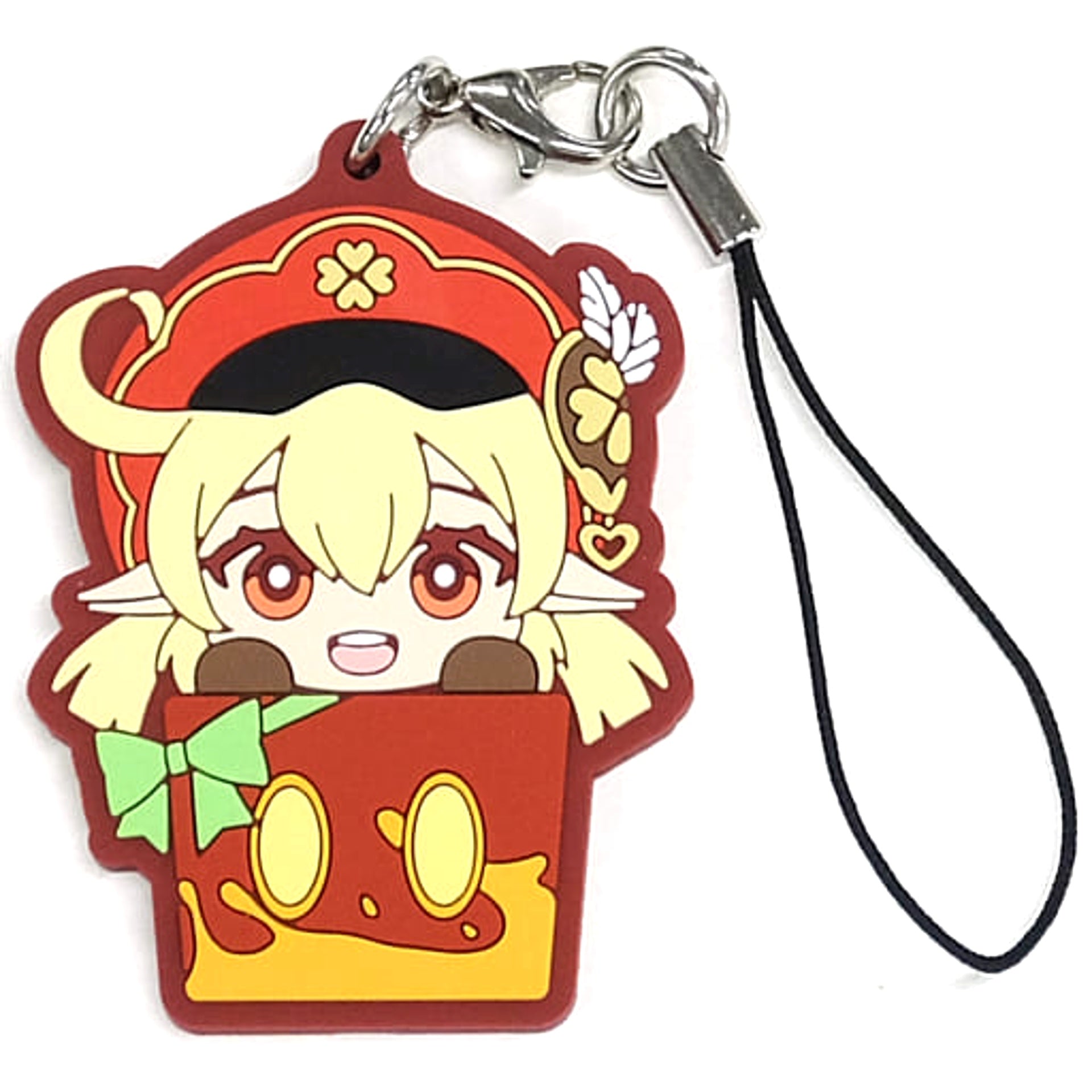 Genshin Klee Taito Kuji Honpo Rubber Charm Prize F Keychains [USED]