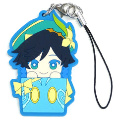Genshin Venti Taito Kuji Honpo Rubber Charm Prize F Keychains [USED]