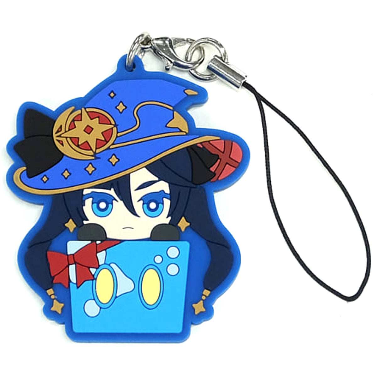 Genshin Mona Taito Kuji Honpo Rubber Charm Prize F Keychains [USED]