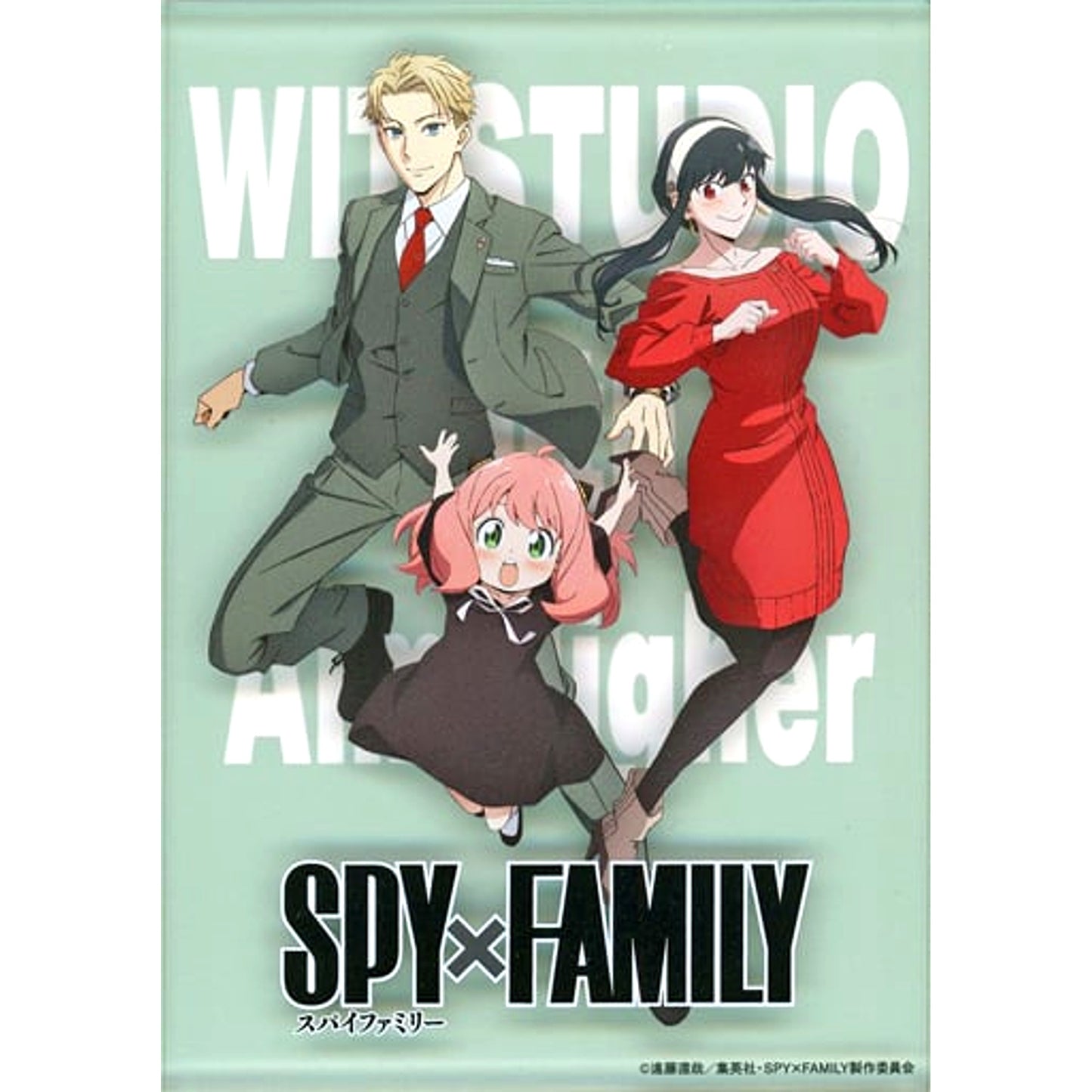 Group Spy x Family Acrylic Block WIT Studio 10th Aim Higher Goods [USED]