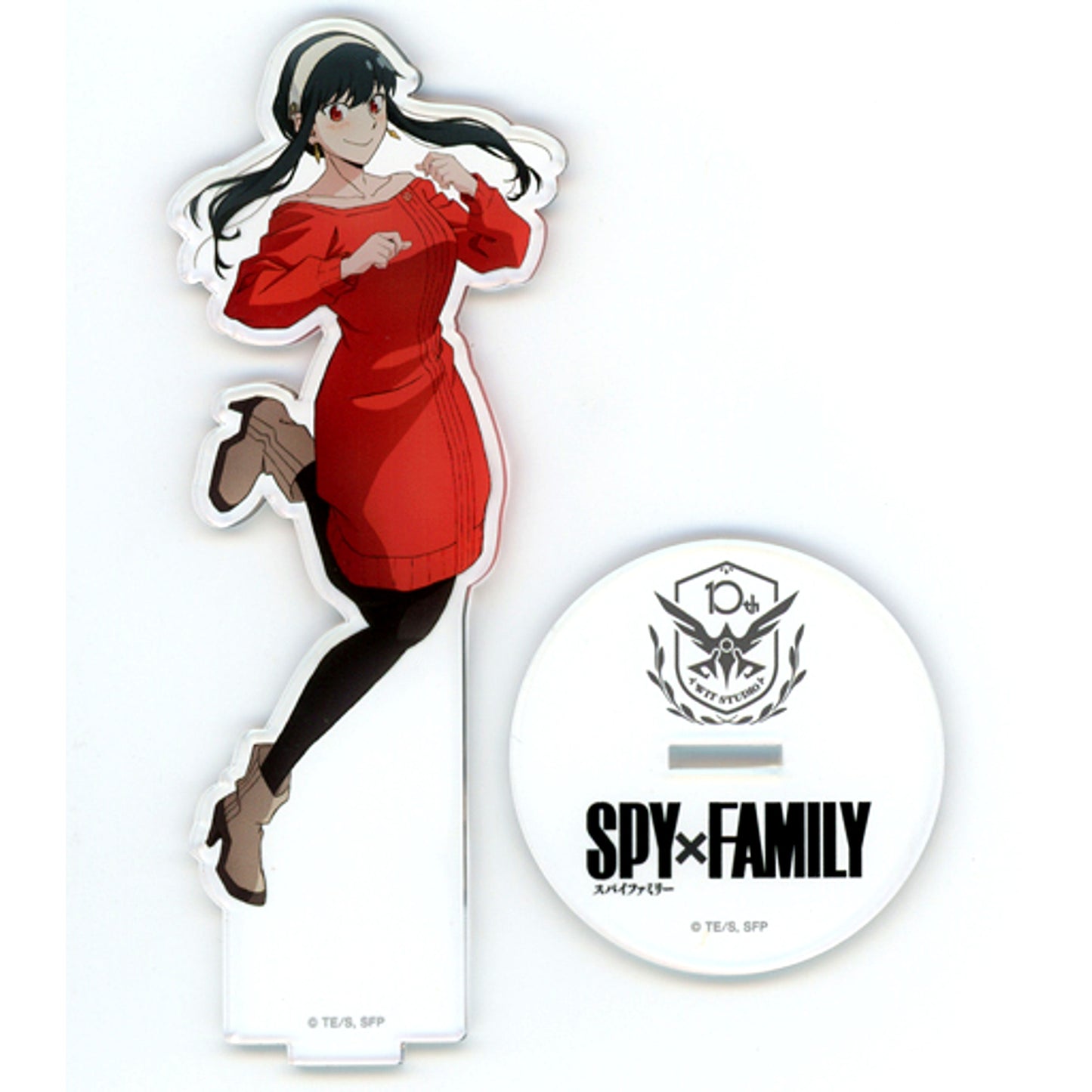 Yor Forger Spy x Family Acrylic Stand WIT Studio 10th Aim Higher [USED]
