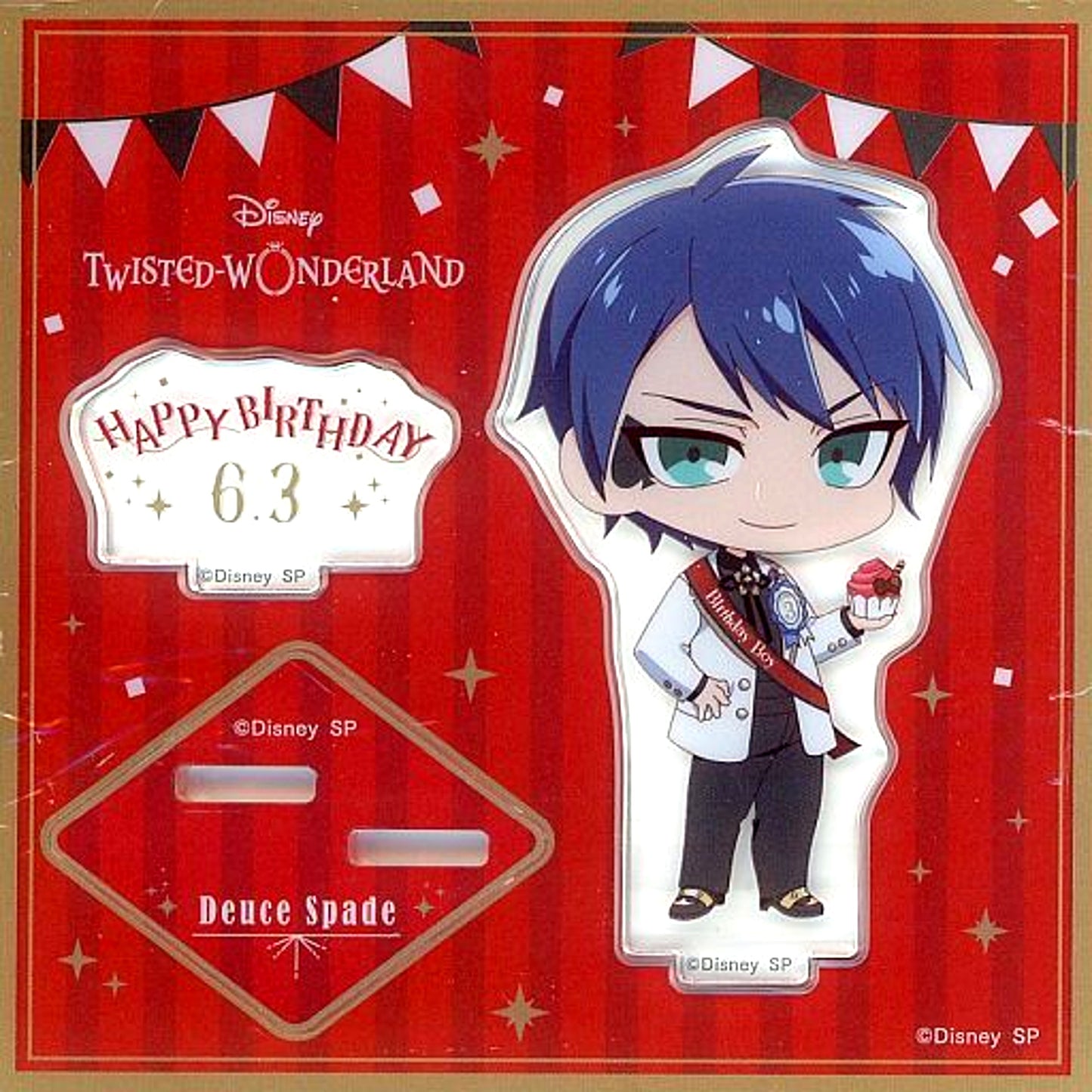 Deuce Spade Single Item Disney Twisted Wonderland Birthday Set Acrylic Stand [USED]