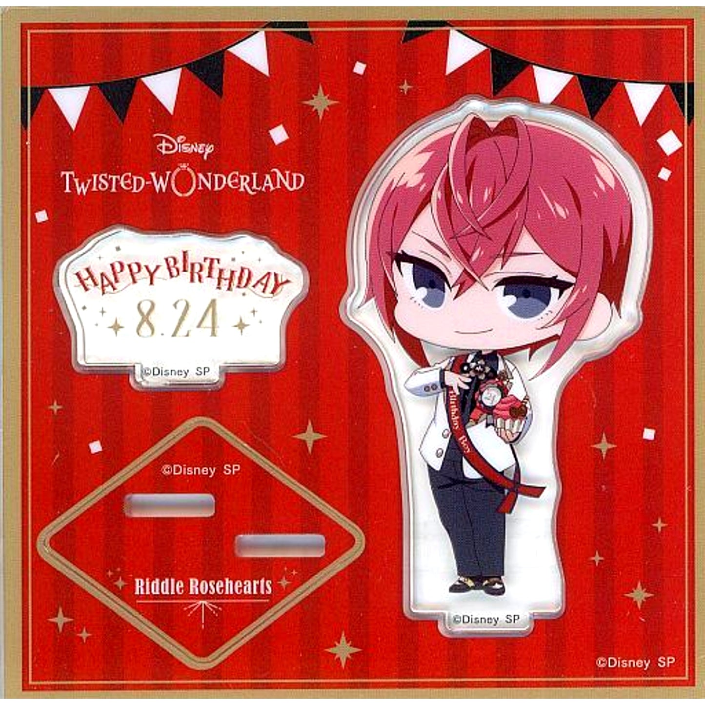 Riddle Rosehearts Single Item Disney Twisted Wonderland Riddle Rosehearts Birthday Set Acrylic Stand [USED]