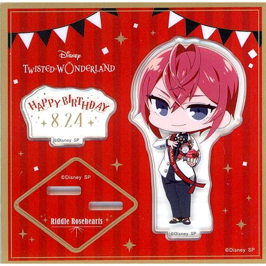 Riddle Rosehearts Single Item Disney Twisted Wonderland Riddle Rosehearts Birthday Set Acrylic Stand [USED]