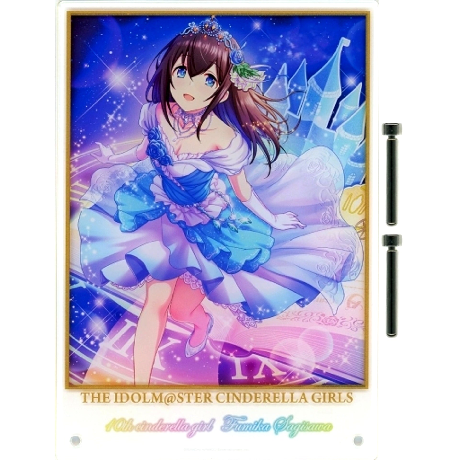 Fumika Sagisawa THE IDOLM@STER Cinderella Girls Acrylic Plate Cinderella Girl ver. [USED]