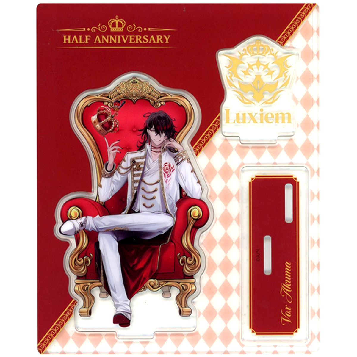 Vox Akuma Luxiem Acrylic Stand Virtual YouTuber Nijisanji NIJISANJI EN Half Anniversary [USED]